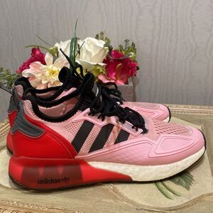 Adidas X Ninja ZX 2K Boost Pink Red Sz 10.5